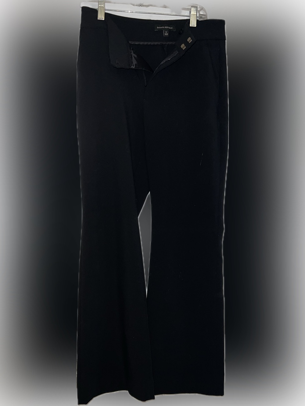Banana Republic Black womens Dress Pants - Straight Leg